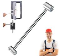 Prosperousk Heavy-Duty Door Hinge Adjustment Tool - 8-19mm Double-Ended Wrench for Residential, Fire & Security Doors, Ergonomic Design for Easy Gap Repairs (Large)