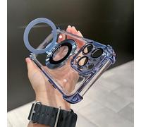 Prosperousk/Stampopular Phone Case, New in Phone Case for iPhone 17 16 15 14 Pro MAX, Four Corners Anti-Fall Cases for iPhone with Invisible Ring Stand (Blue,14PRO)