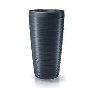 Prosperplast Barril de Agua de Lluvia 240L Maze de plastico en Color Antracita (Largo) x 59,3 (Ancho) x 111 (Altura) cm