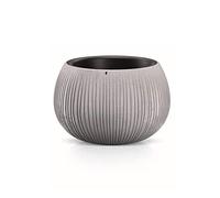 Prosperplast Beton Bowl de plástico con depósito en Color Cemento, 11 (Alto) (Ancho) x 14,4 (Profundo) cms