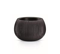 Prosperplast Beton Bowl de plástico con depósito en Color Cemento Negro, 11 (Alto) (Ancho) x 14,4 (Profundo) cms