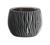 Prosperplast Bowl Sandy de plástico con depósito en Color Antracita, 13,6 (Alto) (Ancho) x 18 (Profundo) cms