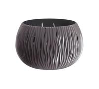 Prosperplast bowl sandy de plástico con depósito en color antracita, 13,6 (alto) x 18 (ancho) x 18 (profundo) cms