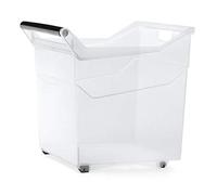 Prosperplast Contenedor doméstico con asa y Ruedas NUK 44 litros
