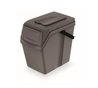 Prosperplast 25L Cubo de Reciclaje Sortibox de plastico con Tapa en Color Gris 40,2 (Largo) x 24 (Ancho) x 37,7 (Alto) cm