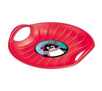 Prosperplast Deslizador Redondo Speed M con Asas, Rosso, 60x60x9 cm