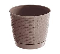 Prosperplast drlo165 - 7529u 16,5 x 14,2 cm RATOLLA Redondo de Maceta - Mocca