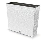 Prosperplast Furu Case Tower - Maceta para flores, color blanco