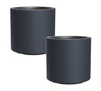 Prosperplast Heos maceta 2 unidades antracita 31 L con inserto