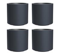 Prosperplast HEOS maceta antracita 31 L con inserto - 4 unidades