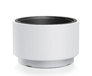 Prosperplast Heos Macetero - 29,5 x 47 cm de diámetro - Maceta redonda para interior y exterior - Interior - Decoración del hogar - para interior - Maceta elegante - Resistente a los rayos UV, color