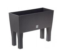 Prosperplast Jardinera c/patas mod. rato jh 600. c/autorriego 60x25x46cm. chocolate, Ocre oscuro, 60 cm