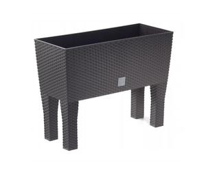 Prosperplast Jardinera c/patas mod. rato jh 600. c/autorriego 60x25x46cm. chocolate, Ocre oscuro, 60 cm