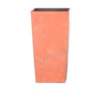 Prosperplast Maceta Alta 91.5 L Urbi Square Effect Plástico Terracota