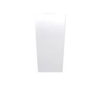 Prosperplast Maceta alta Urbi 2 litros, de plastico, 12.6 x 12.6 x 20 cm en color Blanco