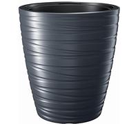 ProsperPlast Maceta con deposito 32L Maze de plastico en Color Antracita (Largo) x 37,5 (Ancho) x 41,9 (Alto) cm