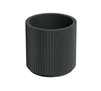 Prosperplast Maceta Coro Round carbón Ø30x30