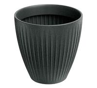 Maceta latia round midl ø60x58 grafito granito