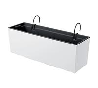 Prosperplast Maceta urbi Case w, Dimensiones (mm) 580x180x195, Color Blanco