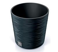 Prosperplast Macetero Color Antracita, con depósito, colección Furu, de 30 x 30 x 29,4 cm, Capacidad de 15 L.
