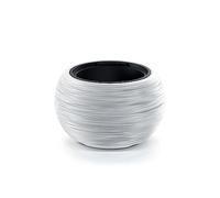 Prosperplast Macetero Color Blanco, con depósito, colección Furu, de 37,8 x 37,8 x 23 cm, Capacidad de 8 L.