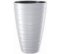 ProsperPlast Macetero deposito 43L Maze de plastico en Color Blanco (Largo) x 37,5 (Ancho) x 57,9 (Alto) cm