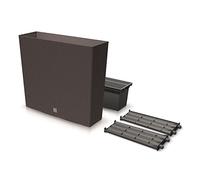 Prosperplast Macetero Jardinera Interior y Exterior RATO Case Tower (Umbra)