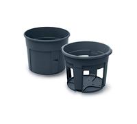 Prosperplast Macetero para Cultivo de Patatas Potato Grower de plástico en Color Antracita 39,2 (Largo) x 39,2 (Ancho) x 31,6 (Alto) cm