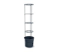 Macetero Maceta para Cultivo de Tomate 4 Anillos 12L 28L Antracita Balcón