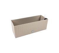 Prosperplast Mocca - Maceta (60 cm, diseño de ratán)