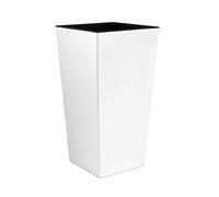 Prosperplast S Tamaño blanco Urbi 32 cm de altura florero de plástico con interior liner, 7 colores