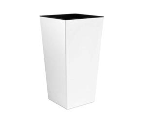 Prosperplast S Tamaño blanco Urbi 32 cm de altura florero de plástico con interior liner, 7 colores