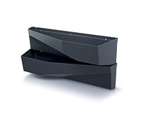 Prosperplast Set de 3 Herramientas de jardín Cascade Garden Wall, Dimensiones (mm) 780x190x350, Color Antracita