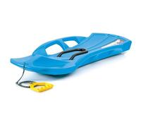 Trineo con asas laterales, protección central móvil y reposapies, con cuerda, modelo SNOW TRAIN CONTROL