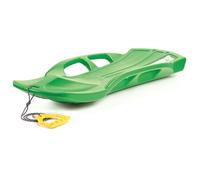 Prosperplast Trineo con Asas Laterales y reposapies, con Cuerda, Modelo Snow Train, Pea, 110x40x14.5 cm, Verde, Plano