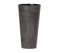 Prosperplast tubus slim effect de plástico con depósito en color antracita, 38,1 (alto) x 20 (ancho) x 20 (profundo) cms