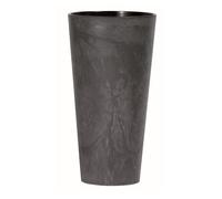 Prosperplast Tubus Slim Effect de plástico con depósito en Color Antracita, 76,2 (Alto) x 40 (Ancho) x 40 (Profundo) cms