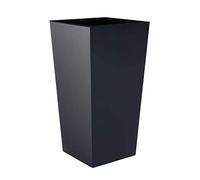 Prosperplast XS Tamaño Antracita Urbi 26 cm de altura florero de plástico con interior liner, 7 colores