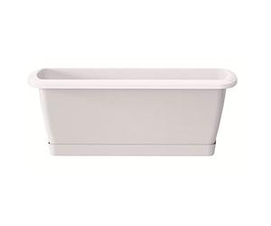 Prosperplast ZA286 Balconera Con Plato Incluido 80. Blanco. 78.599999999999994x18.399999999999999x14.5 cm