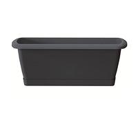 Prosperplast Za289 Balconera Con Plato Incluido. Antracita. 78.599999999999994x18.399999999999999x14.5 cm
