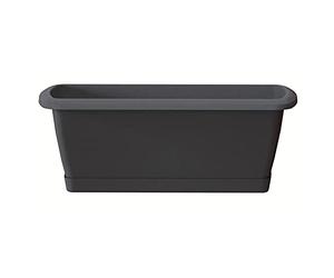 Prosperplast Za289 Balconera Con Plato Incluido. Antracita. 78.599999999999994x18.399999999999999x14.5 cm