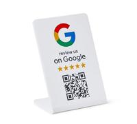 ProsperQR - Soporte de revisión de Google: código NFC y QR, fácil configuración, para todas las empresas (paquete de 1)