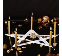 PROSPERRO LUMO by Parkash Candles - Juego de 20 velas de hechizo ritual, sin perfume, dorado, cera