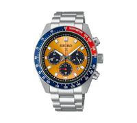 Seiko Prospex Speedtimer Pogue SSC947P1 men's watch orange background solar chronograph