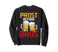 Prost Before Bros Funny German Beer Humor Alemania Beber Sudadera