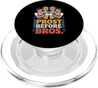 Prost Before Bros Funny Oktoberfest Group Beer Drinking PopSockets PopGrip para MagSafe