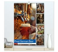 Prost German Beer (High Quality Premium Wall Calendar 2026 DIN A2 portrait),CALVENDO 12 Month Wall Calendar: Get ready to say 'Prost!' and cheers to a year of beer adventures!