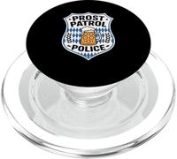 Prost Patrol Oktoberfest Beer Badge Police Funny Drinking PopSockets PopGrip para MagSafe