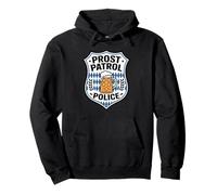 Prost Patrol Oktoberfest Beer Badge Police Funny Drinking Sudadera con Capucha