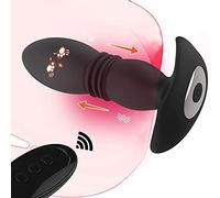 Prósťatà Måsajěadór para Hombres con Control Remoto, Próštatè Ānalẹs Vībradør Butț Pluġ con Función de Empuje, Éstimúladör Púnto Ĝ para Mujer Y Parejas Pr